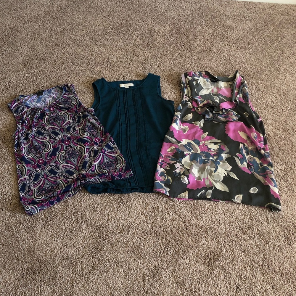 Bundle of 3 Ann Taylor / Loft Shirts XS